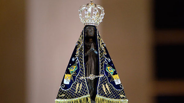 Resultado de imagem para imagem peregrina de nossa senhora aparecida